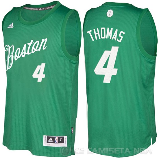 Camiseta Isaiah Thomas #4 Boston Celtics Navidad 2016 Veder - Haga un click en la imagen para cerrar